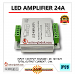 RGBW Amplifier 24A DC 12V-24V - LED Strip Controller - Penguat Sinyal | Alumunium